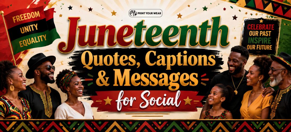 Juneteenth Quotes, Captions & Messages for Social