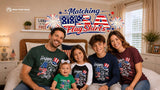 How to Choose Matching USA Flag Shirts for Families, Couples, and Groups